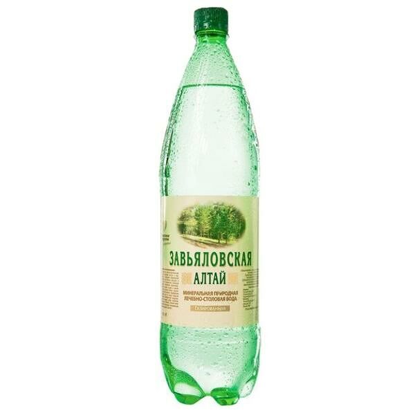 Вода минеральная Завьяловская газированная 1.5 л