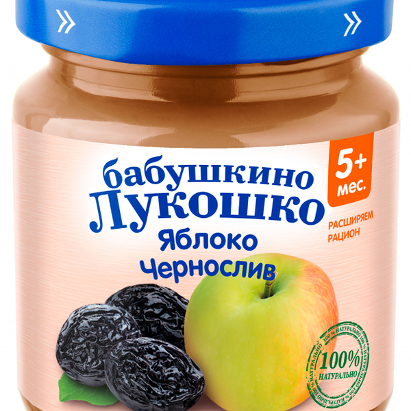 Пюре Бабушкино Лукошко Яблоко-чернослив