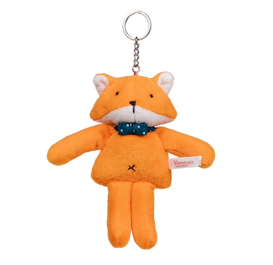 

Игрушка-брелок Voronaya Лис Мальчик без одежды 15 см, Россия