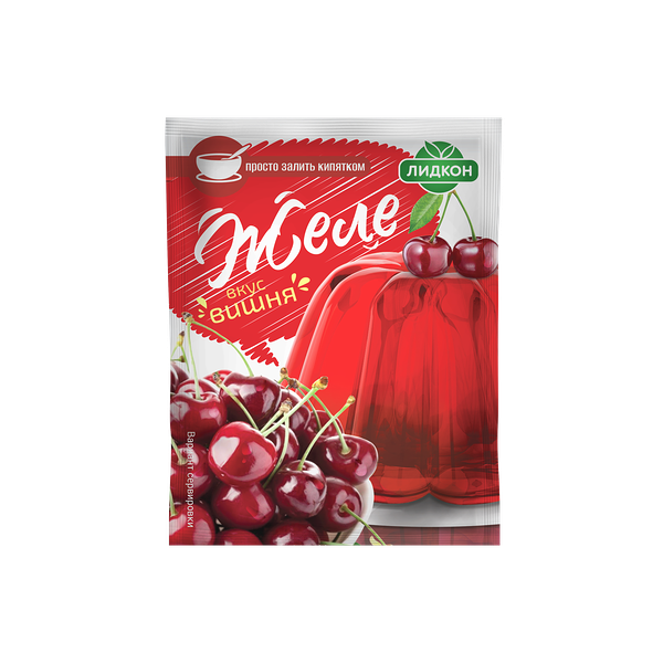 Желе Лидкон вкус Вишня 80г
