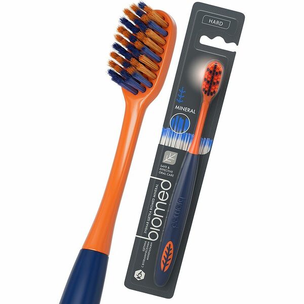 Зубная щётка Biomed Mineral комплексная жёсткая