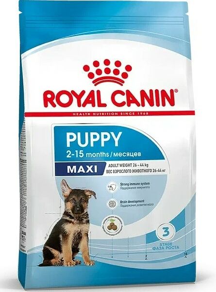 Сухой корм для щенков собак крупных размеров до 15 месяцев Royal Canin Maxi Junior