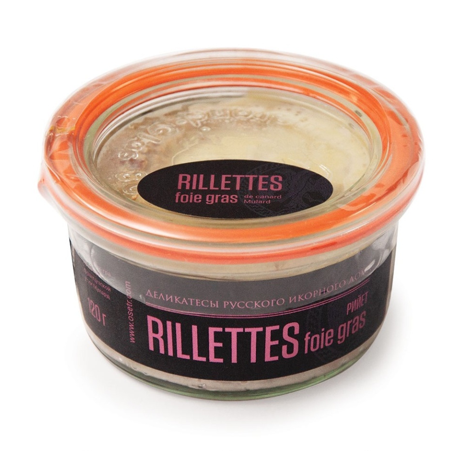 

Рийет Русский икорный дом из мяса утки с фуа-гра 120 г