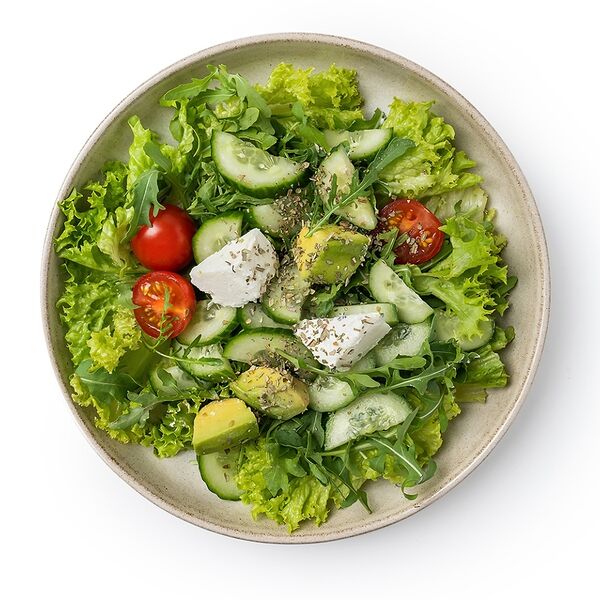 Салат с руколой, авокадо и сыром фета 170г