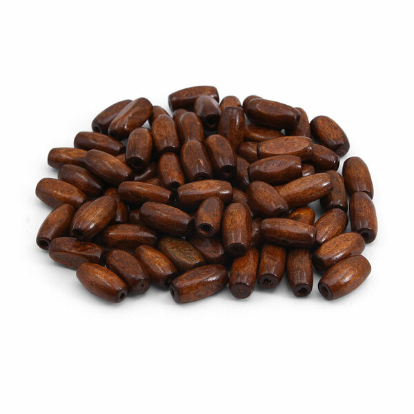 Деревянные бусины , WDB0013, 15*7мм, 70шт/упак, цв.кофейный