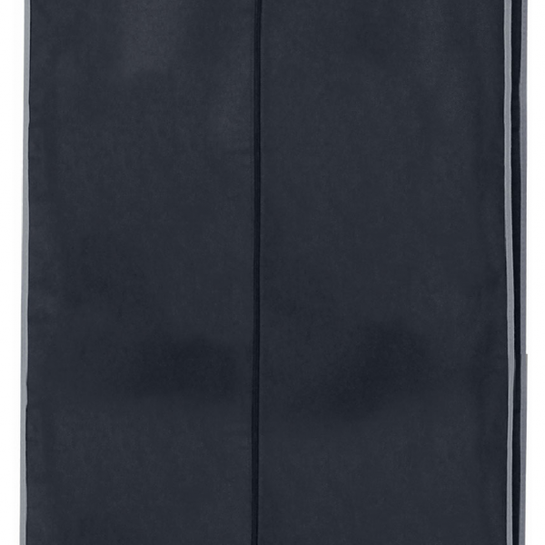 Чехол для одежды Hausmann с овальным окном и ручками объемный черный, 60х140х10 см