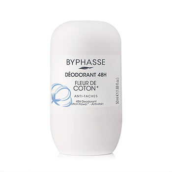Дезодорант роликовый Byphasse цветок хлопка 50мл, Испания