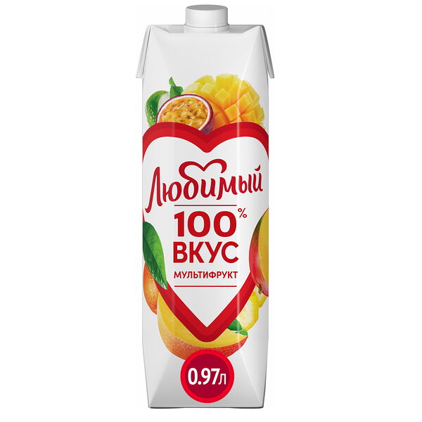 Нектар Любимый мультифрукт с мякотью