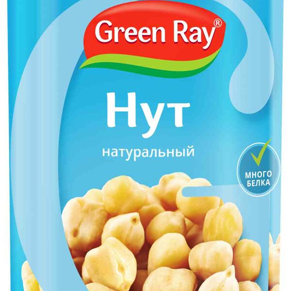 Нут Green Ray стерилизованный, 400 г