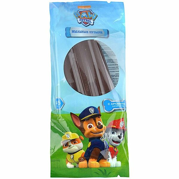 Мыльные пузыри 1Toy Щенячий патруль Эскимо с шоколадным ароматом T10060, 45мл