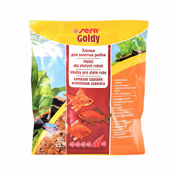 Корм д/золотых рыб GOLDY в хлопьях