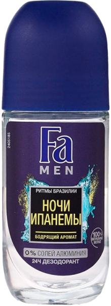 

Дезодорант роликовый Фа Men Ритмы Бразилии Ночи Ипанемы 50 мл