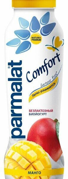 Биойогурт питьевой Parmalat Comfort Манго безлактозный 1,5%