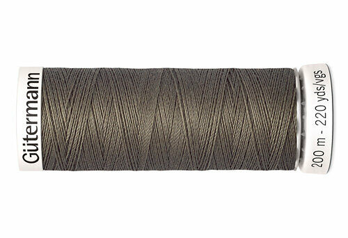 748277 Нить Sew-all для всех материалов, 200м, 100% п/э Gutermann(727 дымчато серо-зеленый)