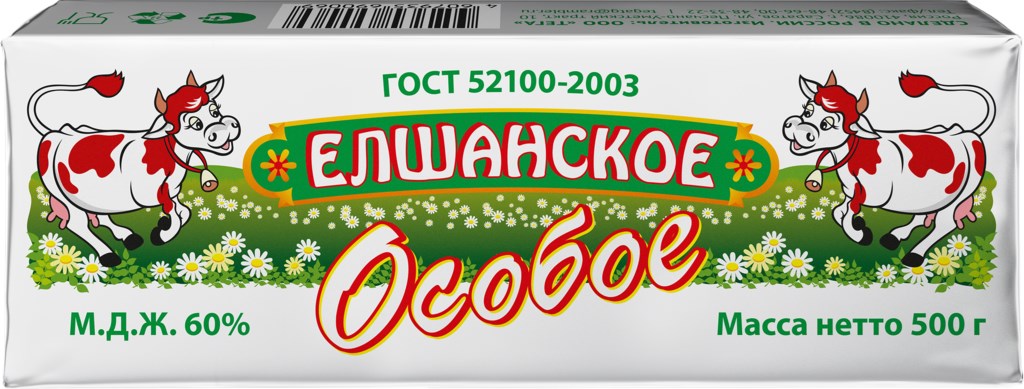 

Спред Елшанское растительно-жировой 60% 500 г
