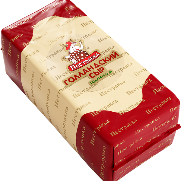 Сыр ПЕСТРАВКА Голландский (Пестравка) 45% вес без змж 