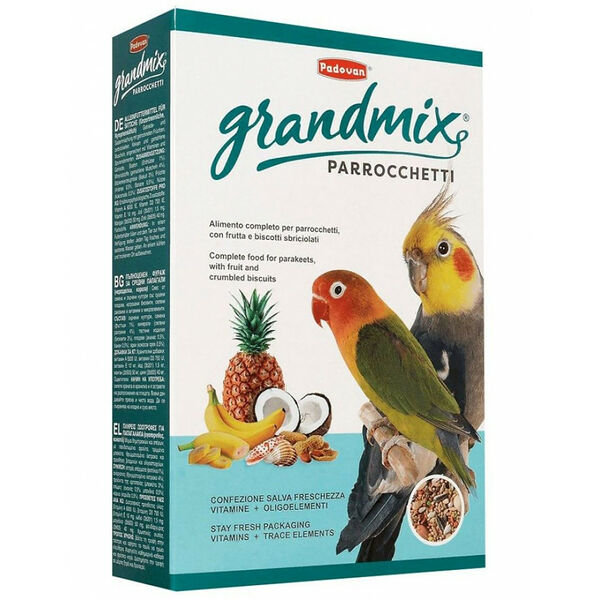 GrandMix parrocchetti корм для средних попугаев 400 г