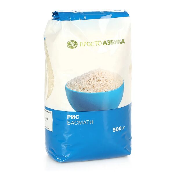 Рис Просто Азбука Басмати длиннозерный