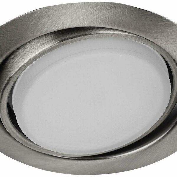 Встраиваемый светильник, ЭРА KL35 SN/1, цоколь GX53, круглый