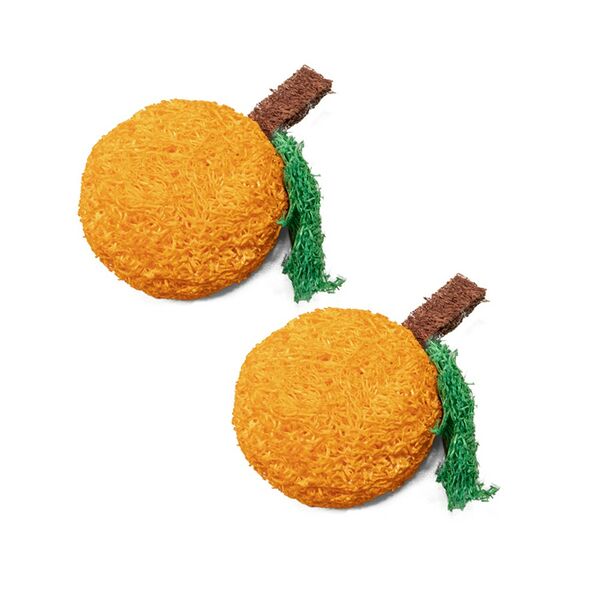 Набор игрушек для мелких животных TRIOL Natural из люфы Абрикосы 60мм