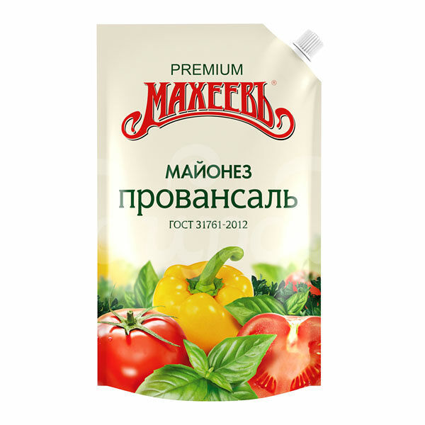 Майонез Махеев 50.5% 770гр Провансаль Премиум дой-пак