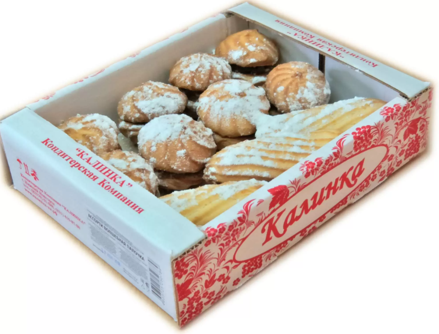 

Печенье КАЛИНКА Волшебная палочка ассорти 550г
