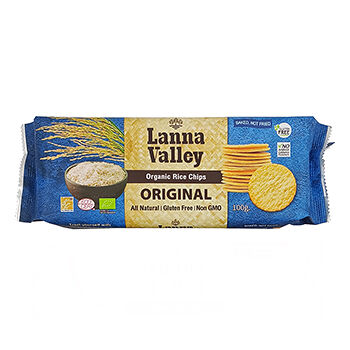 Чипсы рисовые Lanna Valley Оригинальные БИО 100г, Таиланд