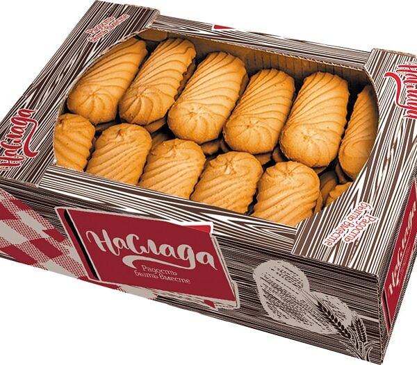 Печенье Наслада Сэндвич с вареной сгущенкой 1.3кг