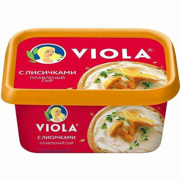 Сыр плавленый Viola с лисичками 50%