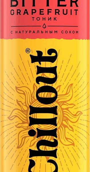 Напиток Chillout Bitter Тоник грейпфрут газированный 0.33л