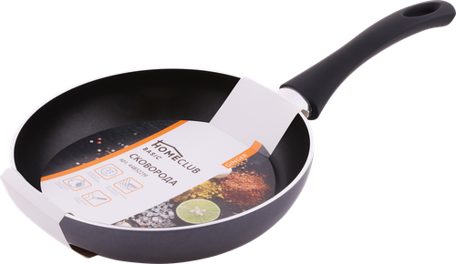 

Сковорода HOMECLUB Ginger 22см, штампованный алюминий, антипригарное покрытие, Арт. 44832219