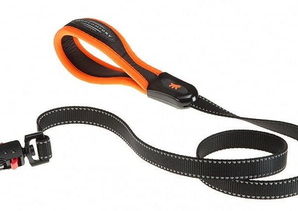 Ferplast поводок нейлоновый Ergofluo Matic G25/120 Оранжевый