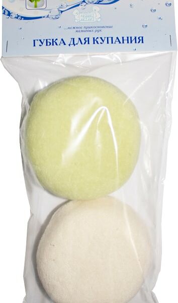 Губка для купания Наша мама 2шт