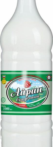 Айран Лесная Сказка Сказочный 1%, 1л