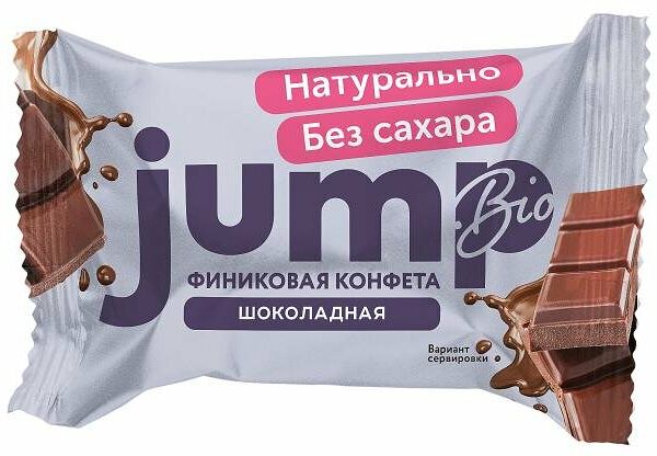 Конфета финиковая Jump.Bio Шоколадная без сахара