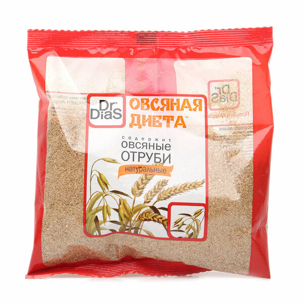 Овсяные отруби натуральные ТМ Овсяная диета