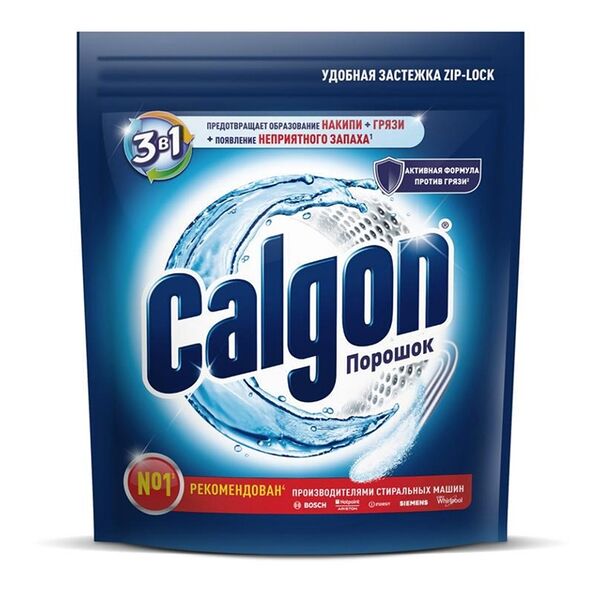 Средство Calgon 3 в 1 для смягчения воды и предотвращения образования накипи 750 г