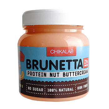 Паста протеиновая Chikalab Brunetta солёная карамель с кешью 250 г