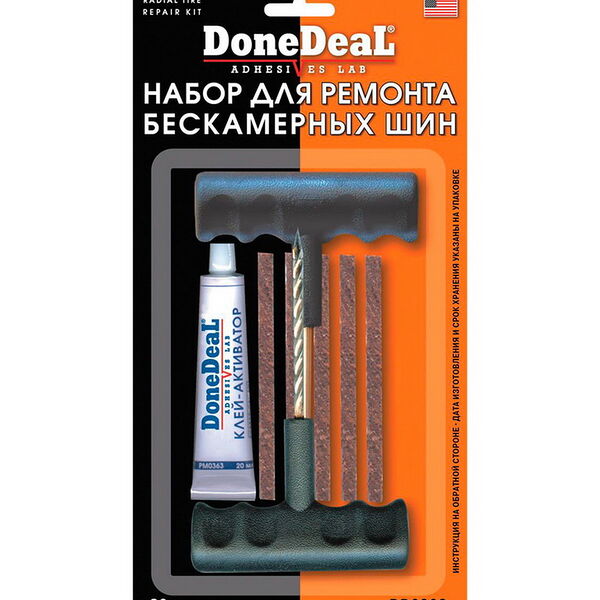 DD0308 - Набор для ремонта бескамерных шин, 20 мл