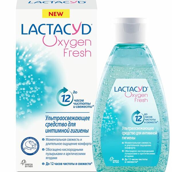 Lactacyd Oxygen Fresh Гель для интимной гигиены Кислородная Свежесть 200 мл