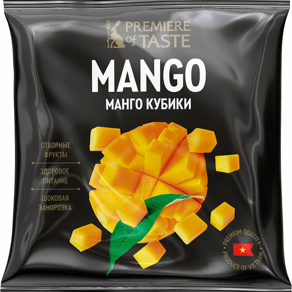 Манго кео Premiere Of Taste кубики замороженные 300 г