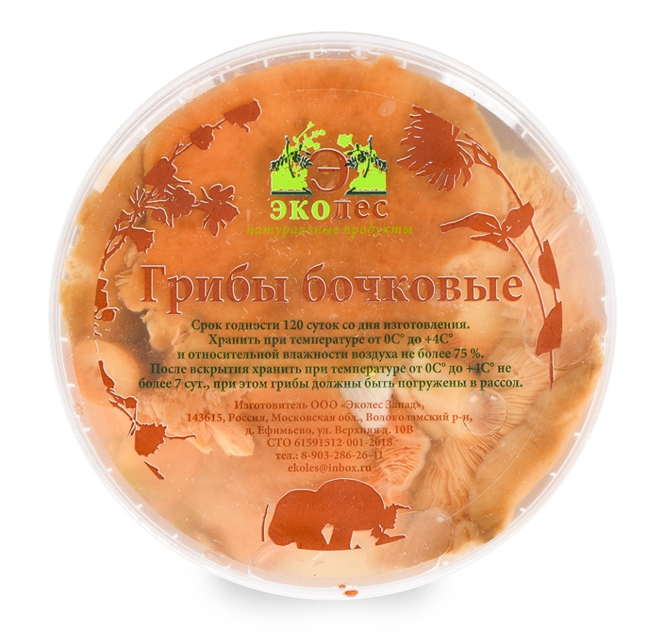 

Рыжики соленые Экстра 250 г, Эколес