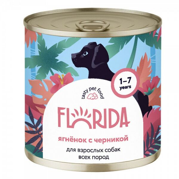 Влажный корм Florida Ягненок с черникой