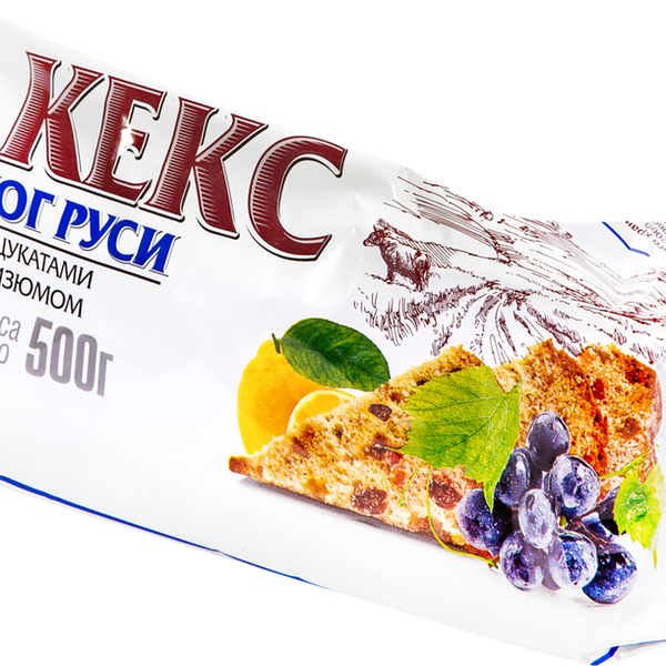 Кекс ХЗ ЮГ РУСИ с цукатами и изюмом