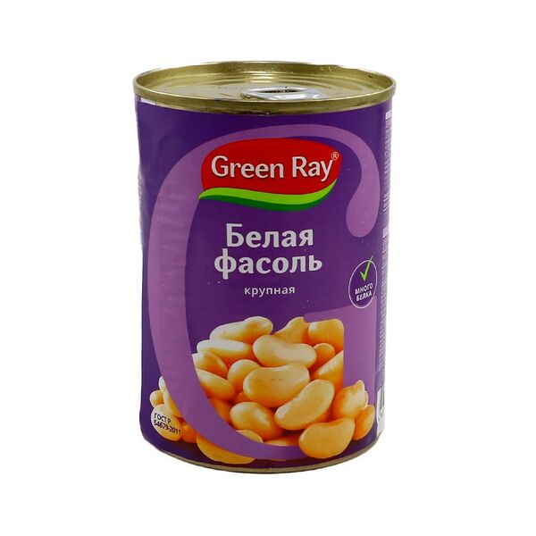 Фасоль белая Грин Рэй 425мл ж/б