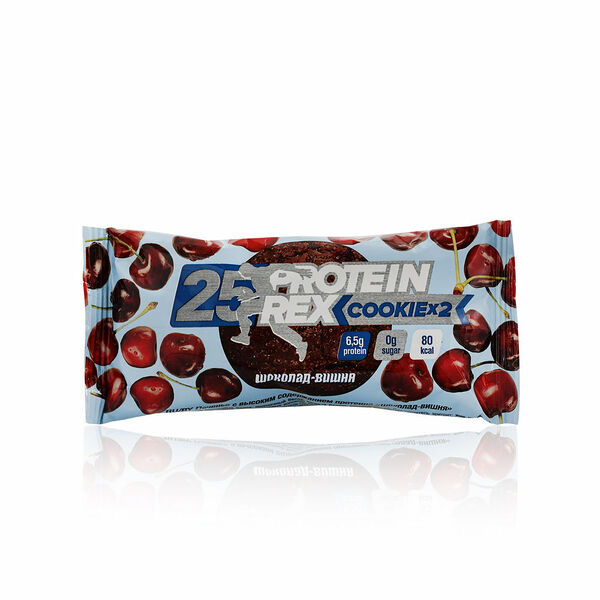 Печенье Protein Rex с высоким содержанием протеина Шоколад-вишня, 50 г