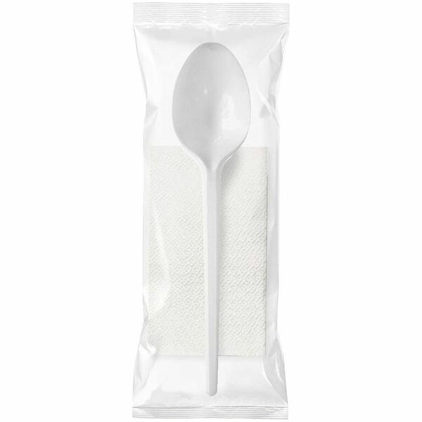 Набор одноразовой посуды ложка и салфетка