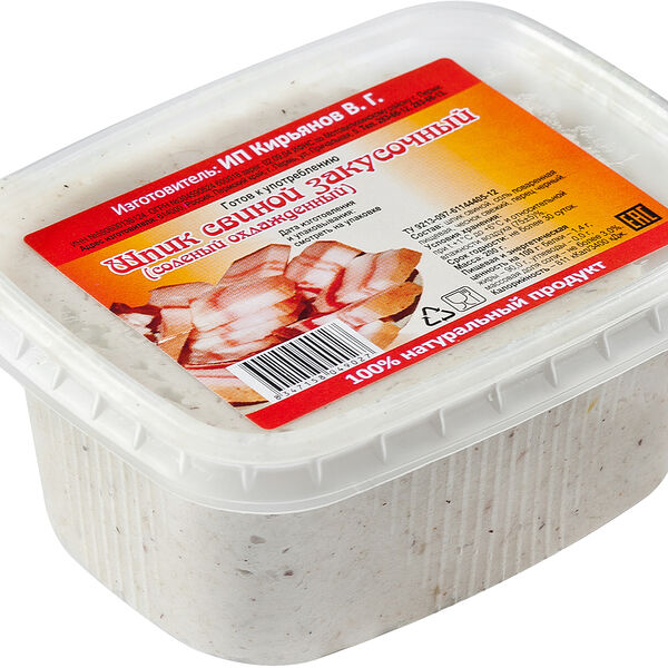 Шпик свиной Кирьянов В. Г. Закусочный охлажденный