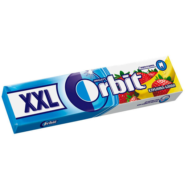 Резинка жевательная Orbit ххl 20,4г клубника - банан драже ригли