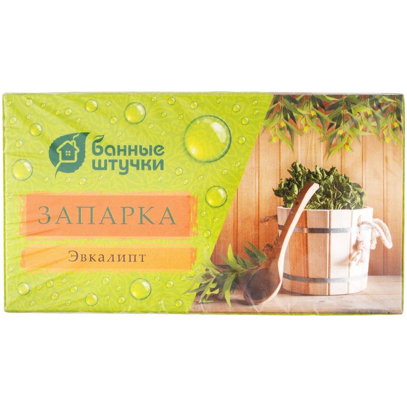 

Запарка для бани Банные штучки Листья эвкалипта 20 фильтр-пакетов по 1.5 г